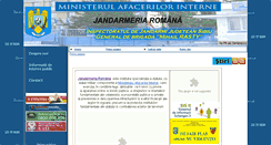 Desktop Screenshot of jandarmeriasibiu.ro